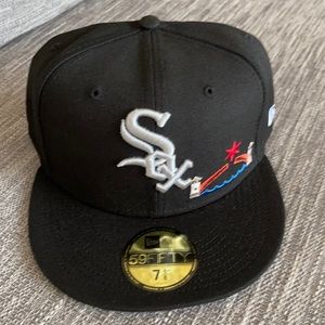 New Era Chicago White Sox Fitted Hat Size 7 5/8 🧢